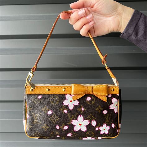 louis vuitton pink cherry blossom bag|Blossom MM Tote Bag Mahina Leather .